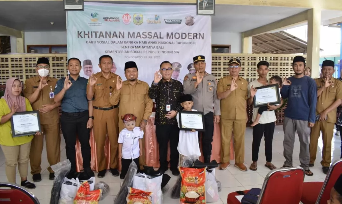 Lewat Gerbang Berkah Kecamatan Wringin, Puluhan Anak Ikuti Khitan Massal Modern Hari Anak Nasional 2026  Artikel ini adalah bagian dari Mitra Promedia Group dan sudah tayang dengan judul \